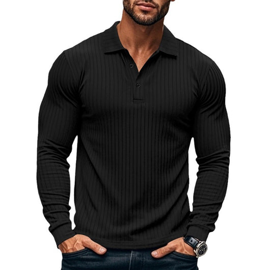 Camisa Casual Clásica para Hombre con Solapa y Botones - Image 5