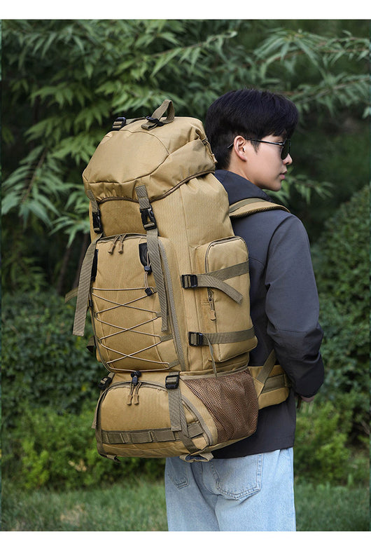 Mochila de Senderismo de Gran Capacidad - Resistente para Camping y Viajes Largos - Image 8