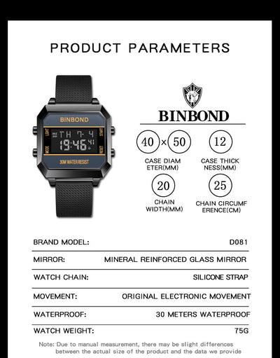 Reloj Deportivo Digital Impermeable para Estudiantes y Hombres Activos - Image 13