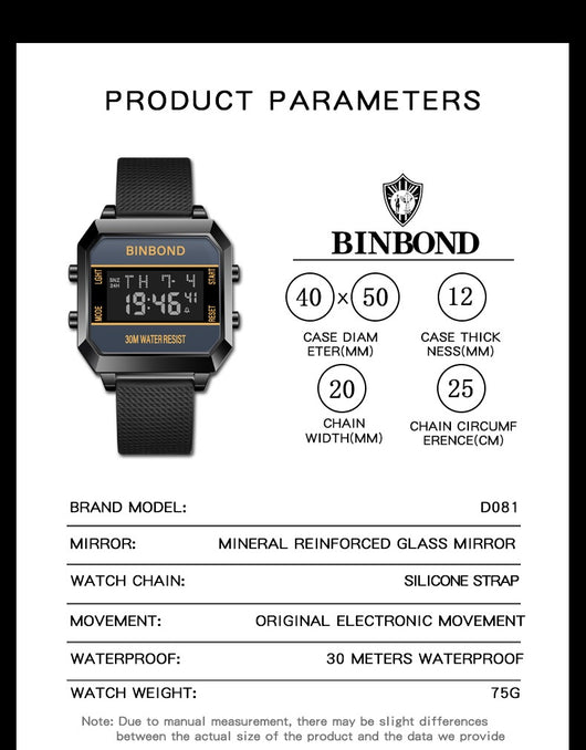 Reloj Deportivo Digital Impermeable para Estudiantes y Hombres Activos - Image 13