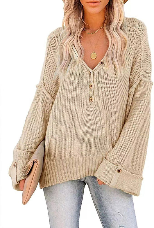 Suéter Pullover de Acrílico Liso para Mujer - Otoño Invierno - Image 9
