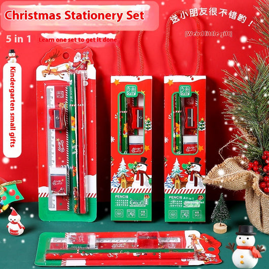 Set de Papelería Creativa para Regalos Navideños - Útiles Escolares Prácticos - Image 4