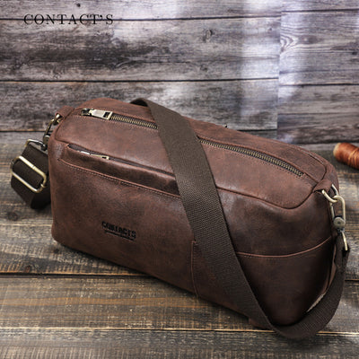 Bolsa Mensajera de Un Hombro Estilo Europeo para Hombre - Image 5