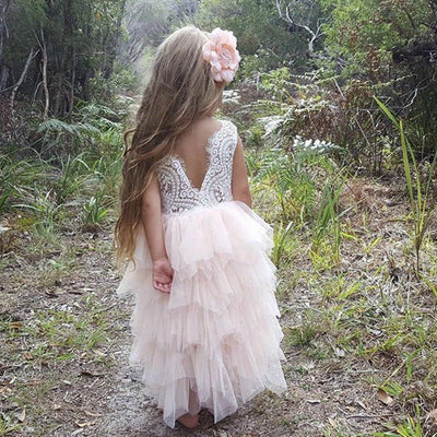 Vestido de Novia Encaje Voluminoso Espalda Descubierta - Image 11