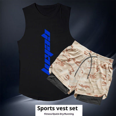 Conjunto Deportivo para Hombre - Chaleco y Shorts para Correr y Entrenamiento - Image 35