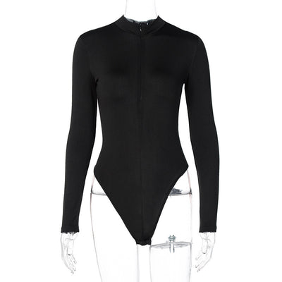 Jumpsuit Ajustado de Manga Larga con Cierre para Mujer - Image 12