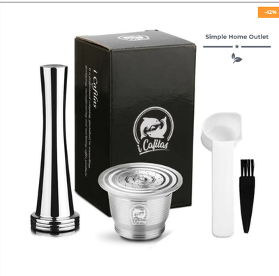 Cápsula Recargable de Acero Inoxidable para Nespresso - Image 18
