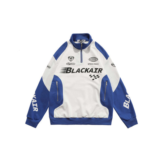 Sudadera Deportiva Retro Americana con Cierre Medio - Image 3
