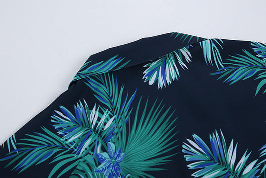 Camisa Floral Hawaiana Manga Corta Estilo Coreano Tendencia Ins - Image 10
