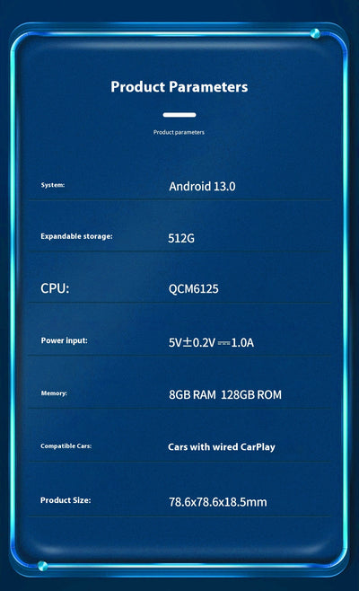 Pantalla Táctil Inalámbrica CarPlay Android 13 con Moxibustión - Image 7