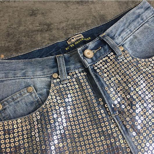 Pantalón Denim Recto Cropped de Tiro Medio para Mujer - Image 23