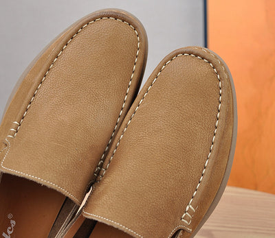 Zapatos Casuales de Cuero Suave Transpirables para Hombre - Image 15