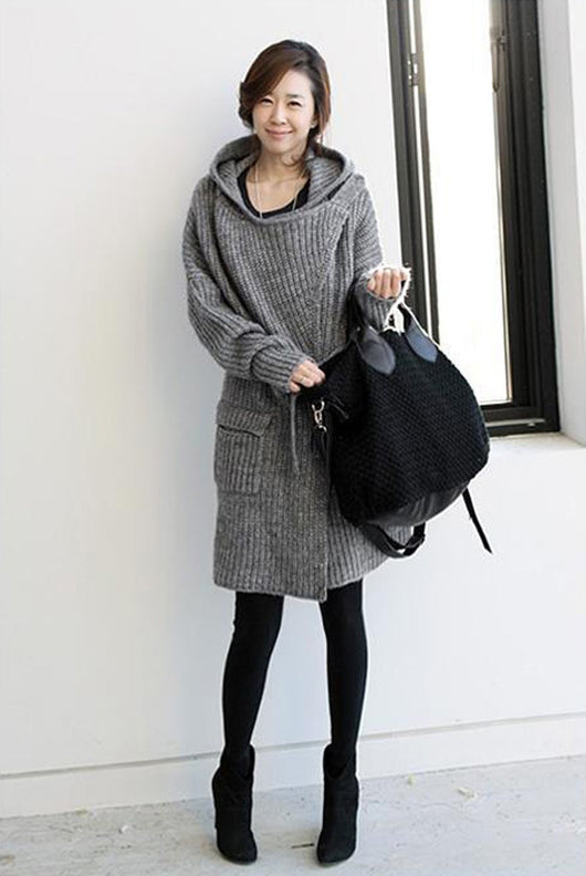 Abrigo Sudadera con Capucha Ancho y Suelto para Mujer - Image 17