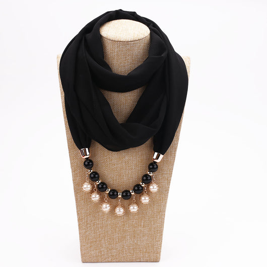 Pañuelo Collar Chal Perla con Protección Solar para Mujer - Image 11