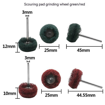 Kit Completo de Cabezal Abrasivo T para Pulido, Limpieza y Desbarbado de Metales y Jade - Image 15