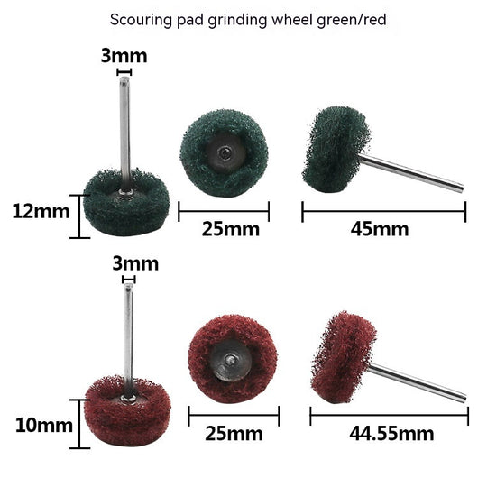 Kit Completo de Cabezal Abrasivo T para Pulido, Limpieza y Desbarbado de Metales y Jade - Image 15