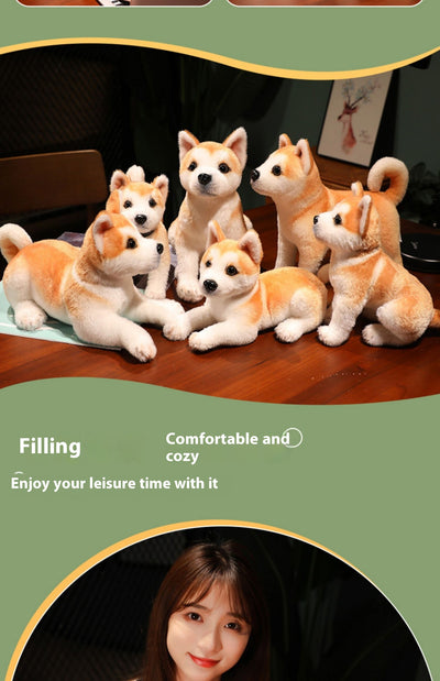 Peluche Perro Akita Realista - Juguete de Simulación Premium - Image 19