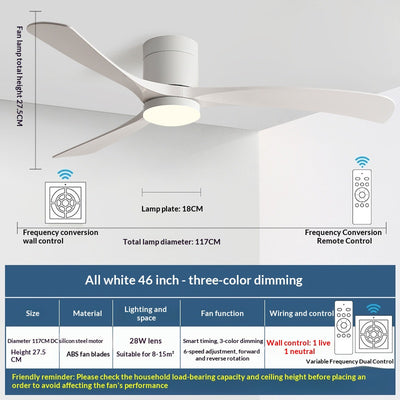 Ventilador de Techo con Luz Integrada Moderno y Minimalista - Image 3
