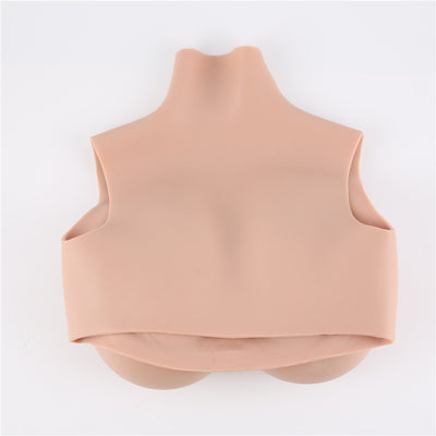 Prótesis de Seno de Silicona con Cuello Alto Relleno para Transformismo - Image 33
