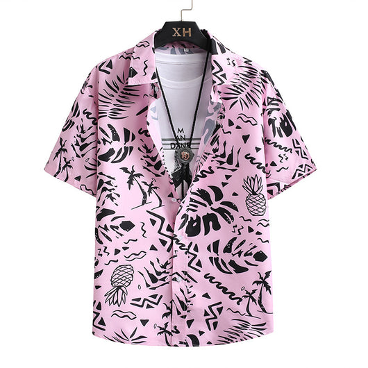 Camisa Hawaiana Suelta Estampada para Hombre - Image 4