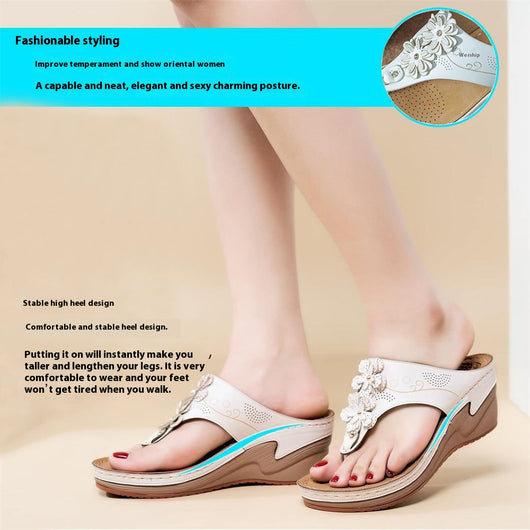 Pantuflas Tipo Chanclas con Plataforma Gruesa y Tacón Alto Antideslizantes - Image 28