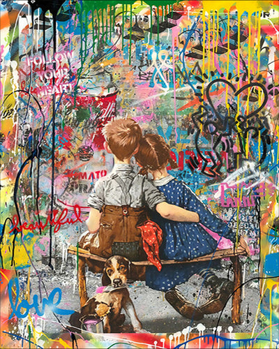 Cuadro Mural Graffiti Banksy Óleo Digital para Sala y Dormitorio - Image 17