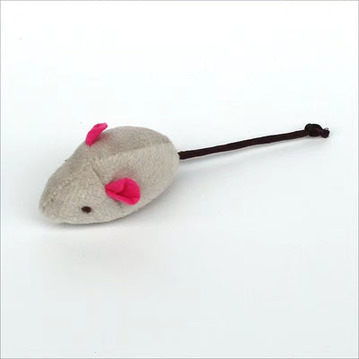 Seven colorful plush mouse cat toys with different colored bodies, ears, and tails, arranged in a circle. - Image 5