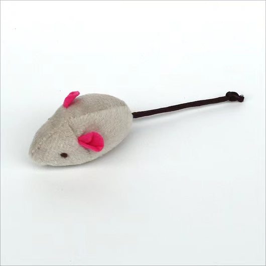 Seven colorful plush mouse cat toys with different colored bodies, ears, and tails, arranged in a circle. - Image 5