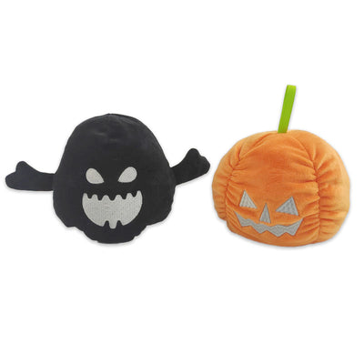 Peluche Reversible Halloween Fantasma y Calabaza Luminoso - Juguete Infantil Interactivo - Image 8