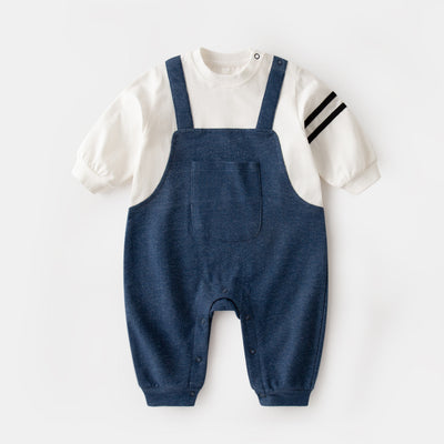 Jumpsuit Vaquero Estilo Oeste con Detalle de Dos Piezas - Image 13