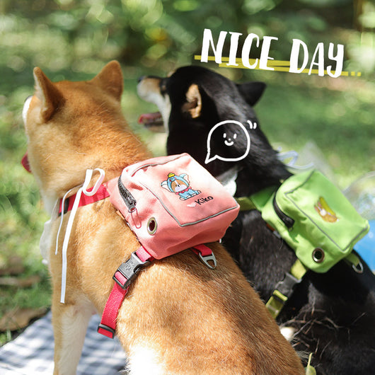 Mochila Pecho Multiusos para Mascotas Shiba Inu Corgi Arcoíris - Image 14