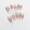 Adhesivos de Uñas Estilo Chino Floral - Acabado Blanco Almendra