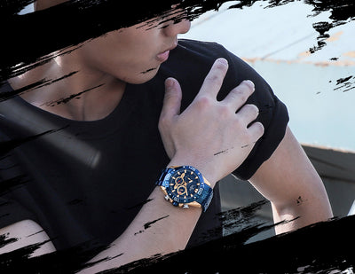 Reloj de Hombre Moderno con Movimiento Luminoso de Precisión - Image 10