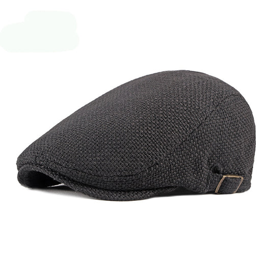 Boina Retro Británica de Algodón y Lino Transpirable para Hombre - Image 12