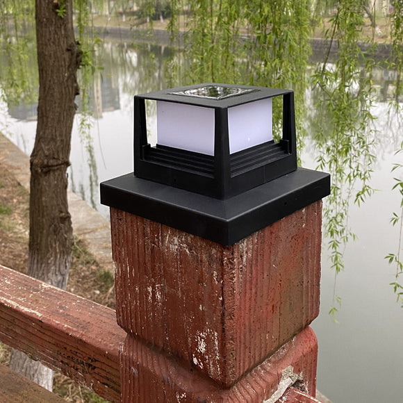 Lámpara Solar de Poste para Jardín y Patio
