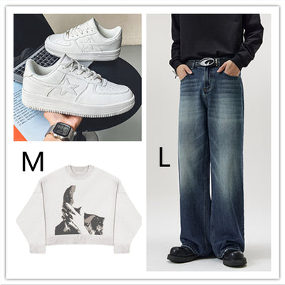 Tenis Blancos Casual con Suela Gruesa para Hombre - Image 13