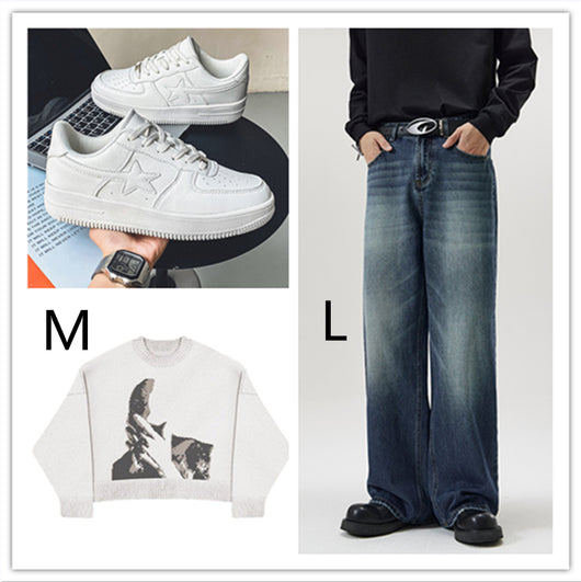 Tenis Blancos Casual con Suela Gruesa para Hombre - Image 13