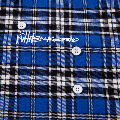 Camisa de Cuadros con Botones Bordados para Niños - Image 3