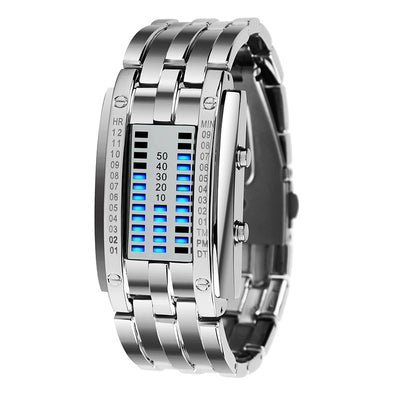 Reloj LED Binario Doble Fila para Parejas - Estilo Retro Unisex - Image 5