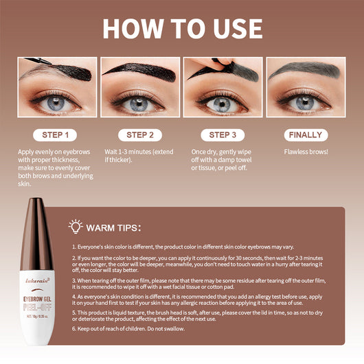 Crema de Cejas 3D Resistente al Agua y Sudor - Larga Duración - Image 16