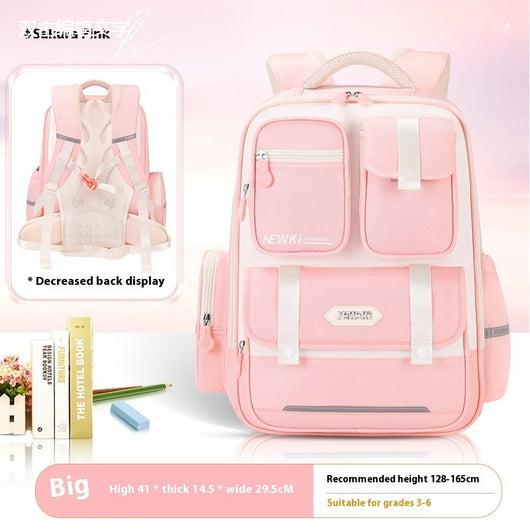 Mochila Escolar Ergonómica de Protección Espinal con Múltiples Compartimentos - Image 11
