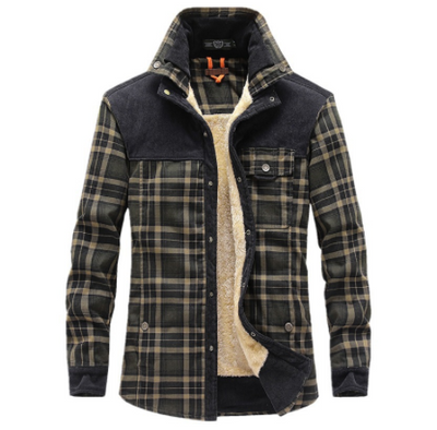 Camisa de Franela Térmica para Hombre - Cuadros Otoño Invierno - Image 7