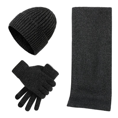 Conjunto Invernal de 3 Piezas: Gorro, Bufanda y Guantes de Lana Gruesa Multicolor - Image 12