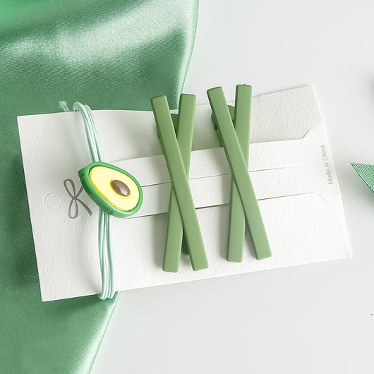 Set de Horquillas Aguacate: Diseño Adorable y Práctico - Image 3