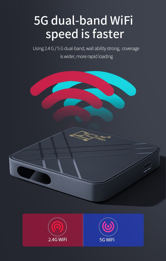 Caja Android TV 4K Ultra HD - Reproductor Inteligente con WiFi de Doble Banda - Image 6