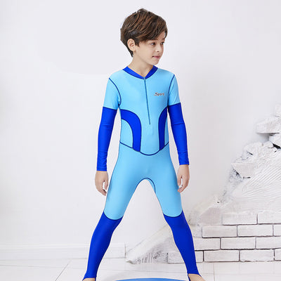 Traje de Baño Infantil de Manga Larga con Protección Solar y Secado Rápido - Image 7