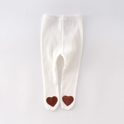Leggings de Bebé con Corazón en Algodón - Perfectos para Primavera y Otoño - Image 10