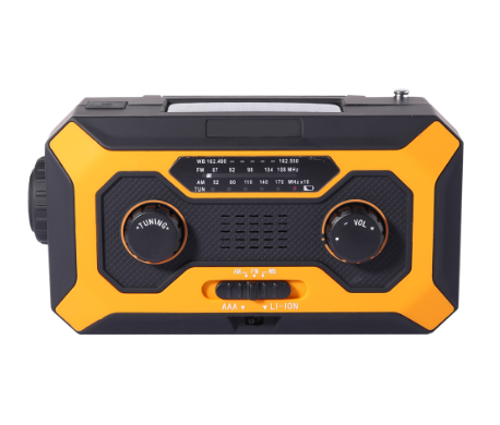 Radio Linterna Solar con Cargador de Emergencia y Manivela - Image 4