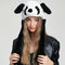 Gorro Peluche con Orejas Móviles - Panda, Perro, Rana y Cachorro para Disfraz y Fiesta