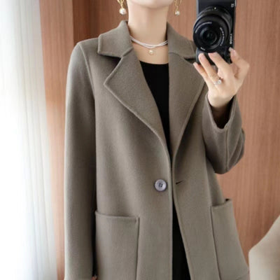 Abrigo de Lana Casual Chic de Largo Medio - Image 10